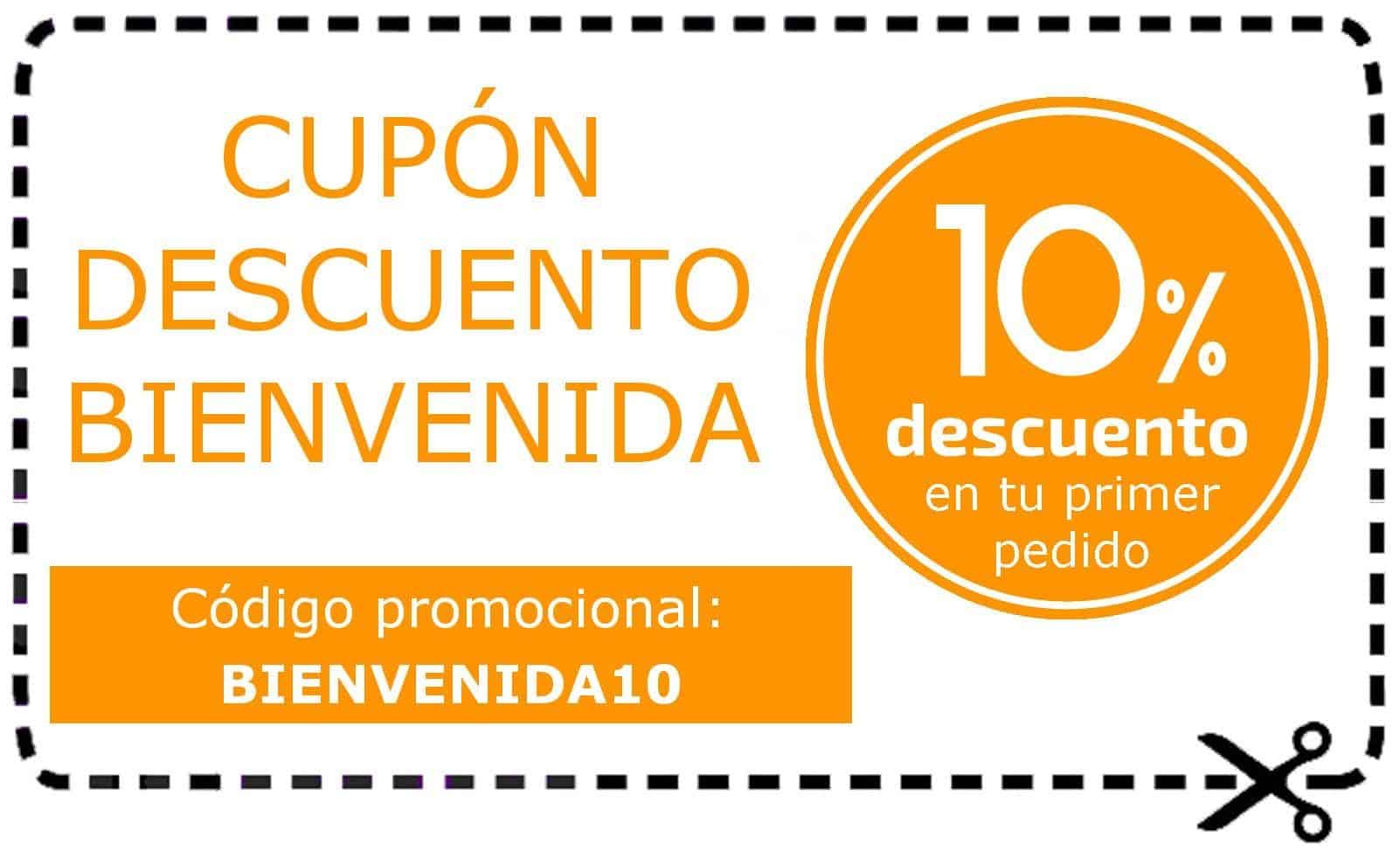 cupon bienvenida